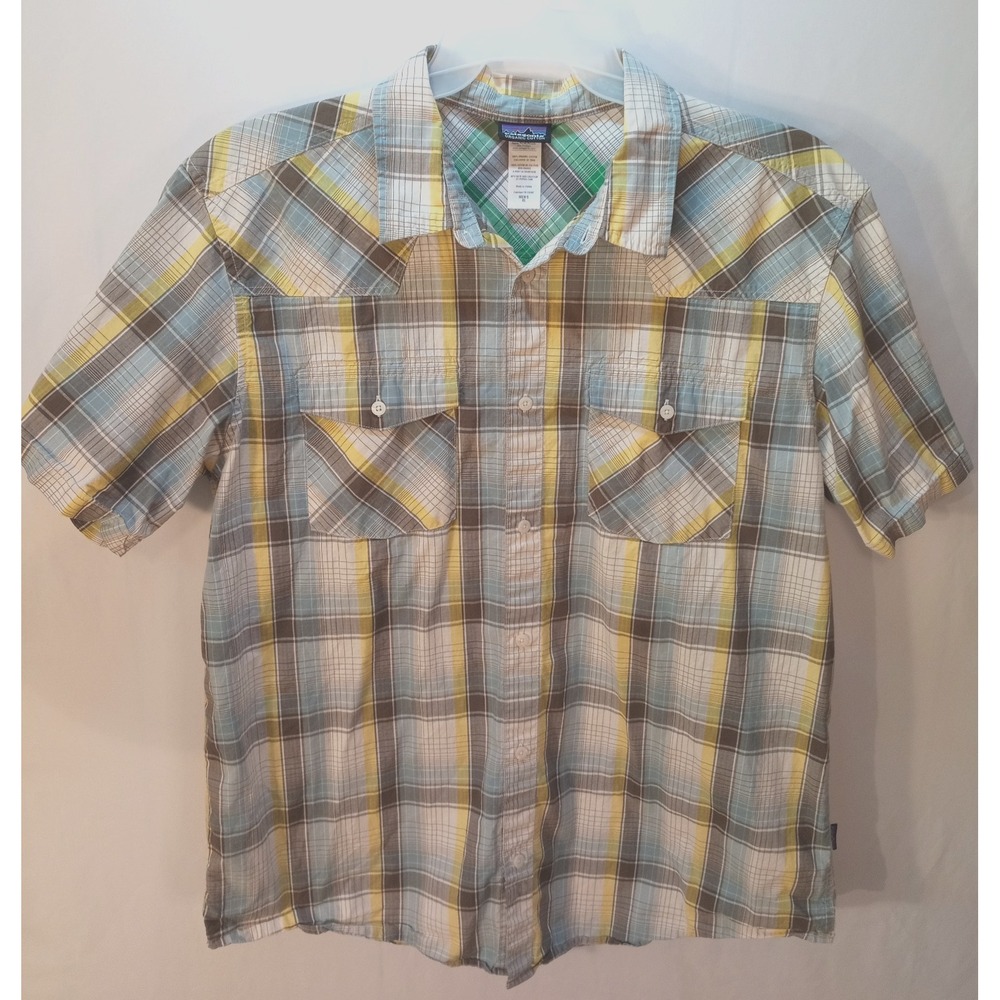 Men's Patagonia Button Up Shirt, XL, Plaid